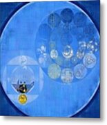 Abstract Painting - Jordy Blue #1 Metal Print