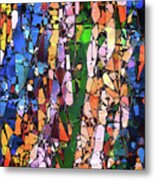 Abstract Stained Glass #1 Metal Print