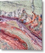 Aerial Landscape Abstract Of Colorado Foothills #1 Metal Print
