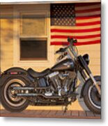American Pride. Harley Davidson Metal Print