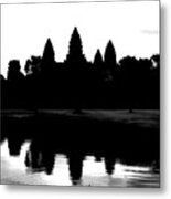 Angkor Wat Black  #1 Metal Print