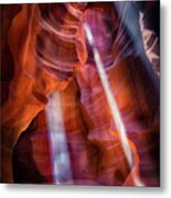 Antelope Canyon's Many Beams #1 Metal Print