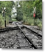 Antique Railroad Track #1 Metal Print