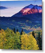 Autumn Alpenglow #1 Metal Print