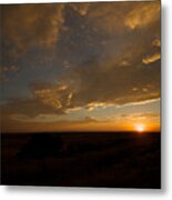 Badlands Sunset #1 Metal Print