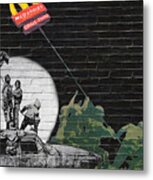 Banksy - The Tribute - New World Order #1 Metal Print