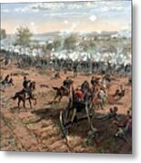 Battle Of Gettysburg Metal Print