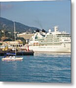 Big Liner In Port, Yalta #1 Metal Print