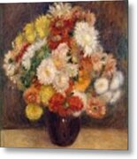 Bouquet Of Chrysanthemums #1 Metal Print