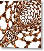 Carbon Nanotube, Artwork #1 Metal Print