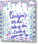 Caregiver Love Metal Print