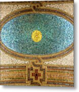 Chicago Cultural Center Ceiling Metal Print