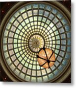 Chicago Cultural Center Dome Metal Print