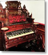 Church Organ Metal Print