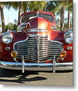 Classic Cars - 1941 Chevy Special Deluxe Business Coupe - Front End #2 Metal Print