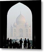 Entrance To The Taj Mahal #1 Metal Print