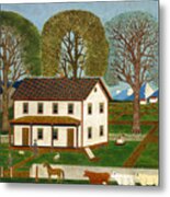 Farmhouse In Mahantango Valley #2 Metal Print