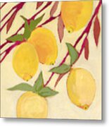 Five Lemons #2 Metal Print