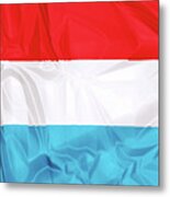 Flag Of Luxembourg #1 Metal Print