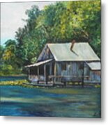 Florida Fishing Shack #1 Metal Print