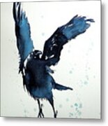 Flying Crow #1 Metal Print