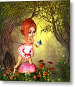 Forest Love Fairy #1 Metal Print