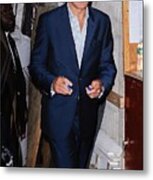 George Clooney, Leaves The Live With #1 Metal Print