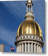 Gold Dome Of The New Jersey State Capitol #2 Metal Print