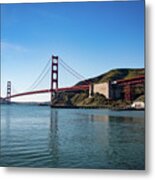Golden Gate Bridge In San Francisco, Usa Metal Print
