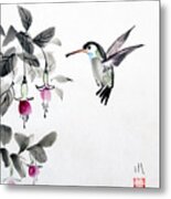 Humming Bird #2 Metal Print