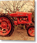 International Harvester Mccormick Farmall Farm Tractor . 7d10320 #1 Metal Print