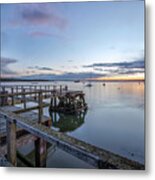 Lake Pier - England #1 Metal Print