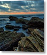 Last Light At Crystal Cove #1 Metal Print