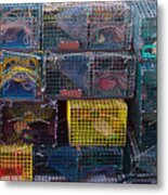 Lobster Traps #1 Metal Print