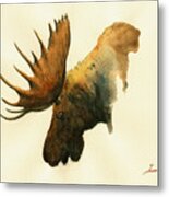 Moose #1 Metal Print