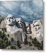 Mount Rushmore Ii Metal Print