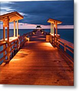 Naples Pier Twilight #2 Metal Print