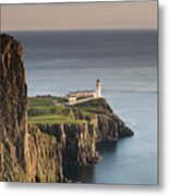 Neist Point At Sunset #1 Metal Print