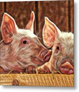 Pig Collection #1 Metal Print