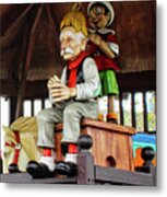 Pinocchio And Geppetto Art #1 Metal Print