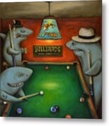 Pool Sharks #1 Metal Print