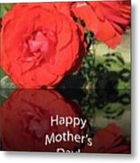 Red Reflection Mother's Day Metal Print