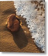 Red Rock And Surf #1 Metal Print