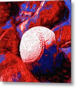 Red White And Blue #1 Metal Print