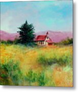 San Simeon School House #1 Metal Print