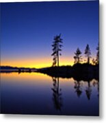 Sand Harbor Sunset #1 Metal Print