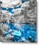 Santa Fe River Reflections #2 Metal Print