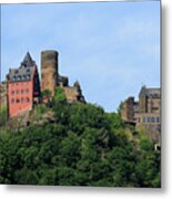 Schoenburg Castle Above Oberwesel Germany #1 Metal Print