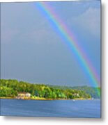 Smith Mountain Lake Rainbow #1 Metal Print