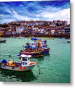 St Ives Harbor #1 Metal Print